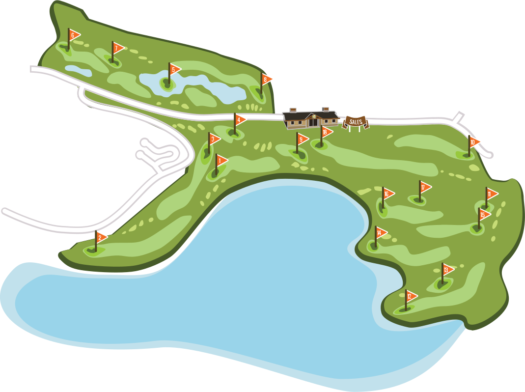 full overview of black mountain golf course